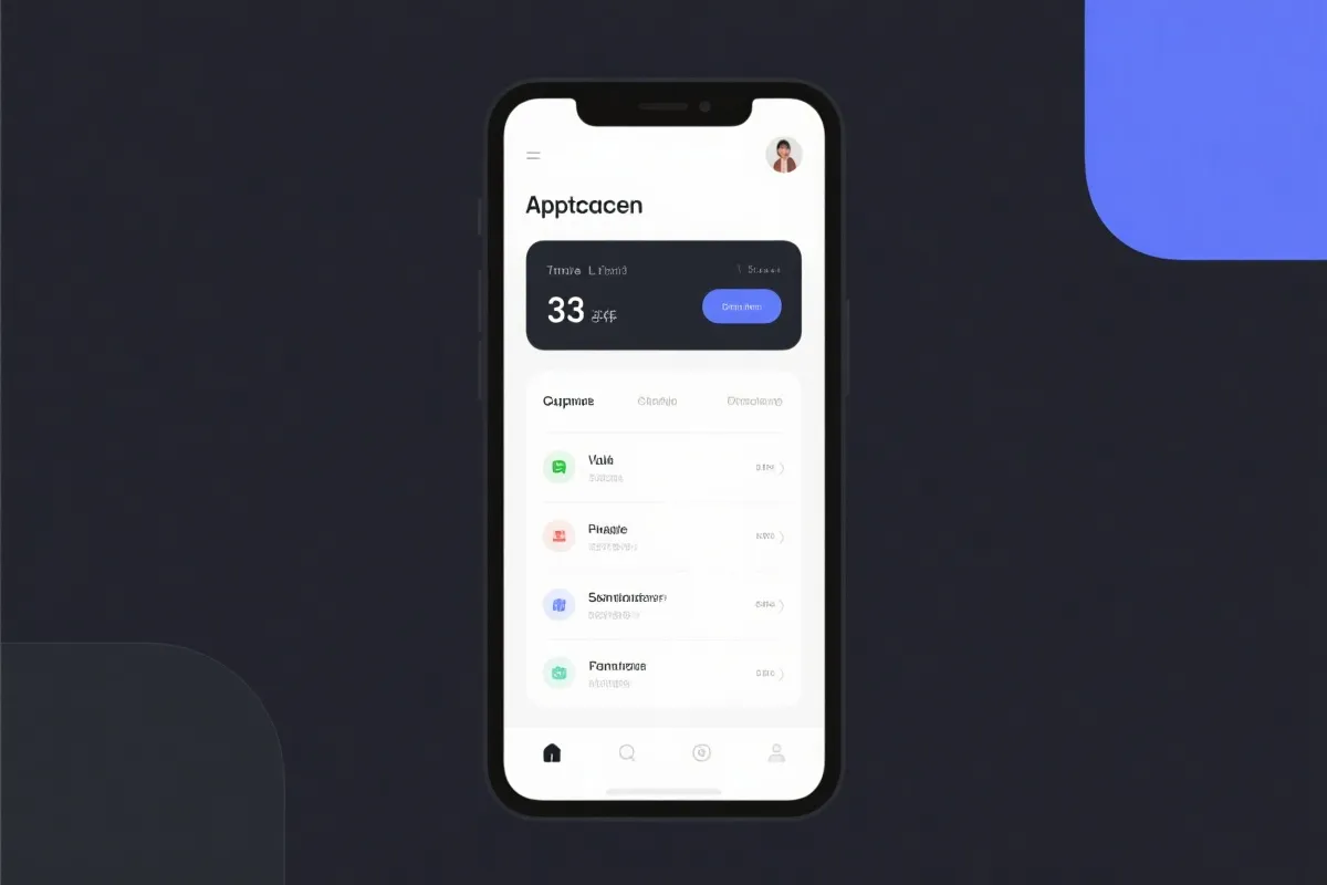 移动端应用示意图